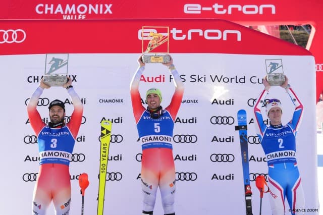 Chamonix Kandahar 2024 SL podium OT